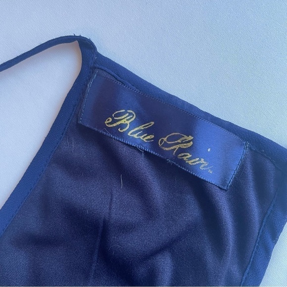 Francesca’s Blue Rain Navy Lace Mini Dress - Picture 15 of 16